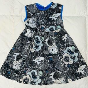 Bijou Sauvage beautiful celestial skies dress sz 5 EUC smoke free home